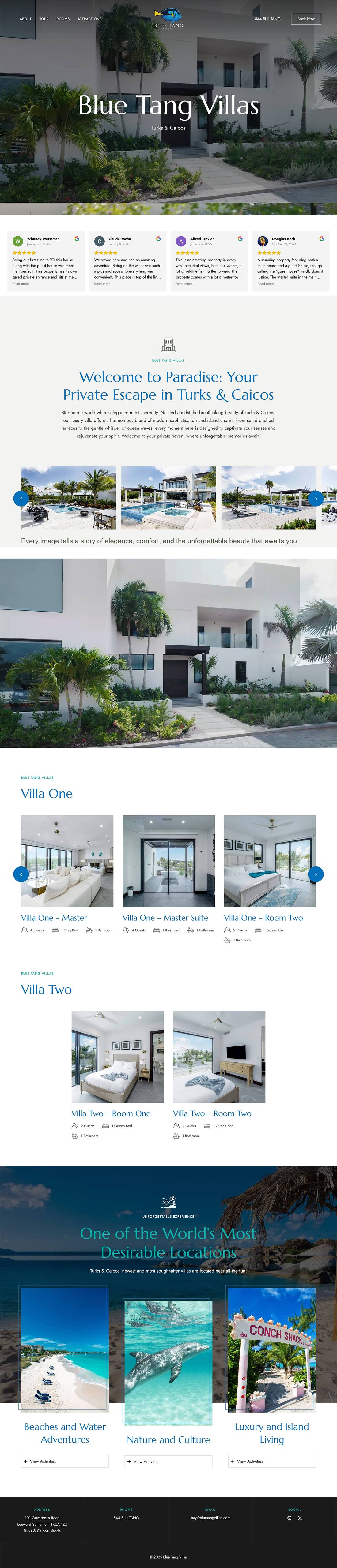 Blue Tang Villas full page