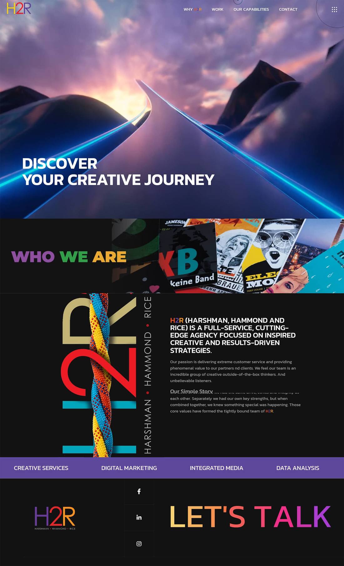 H2R Agency full page