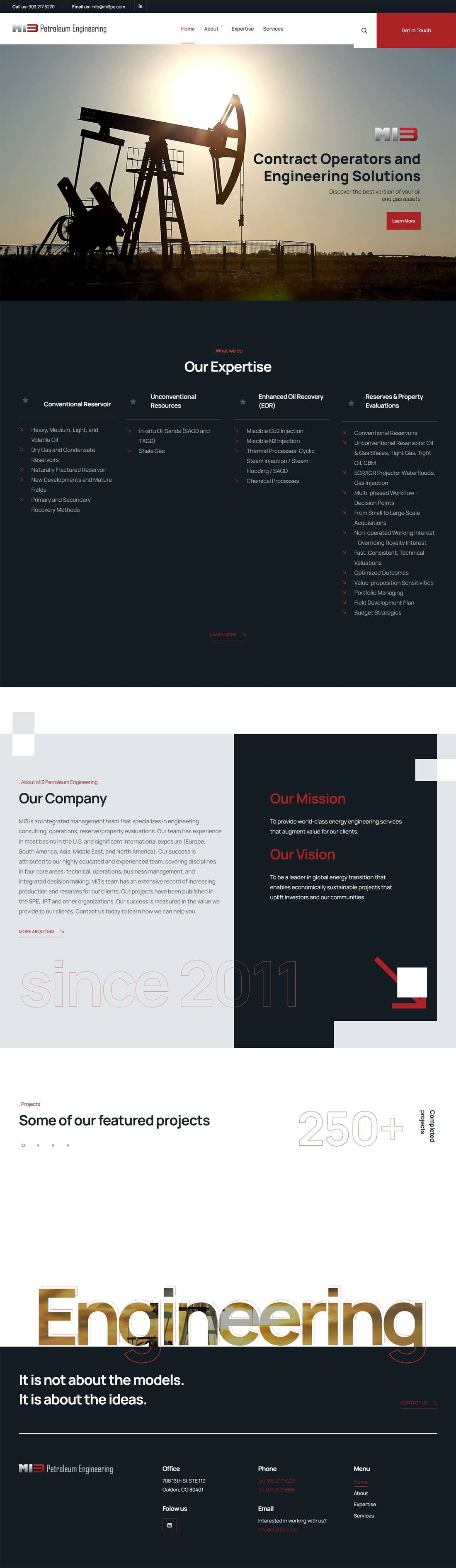 MI3 Petroleum Engineering full page