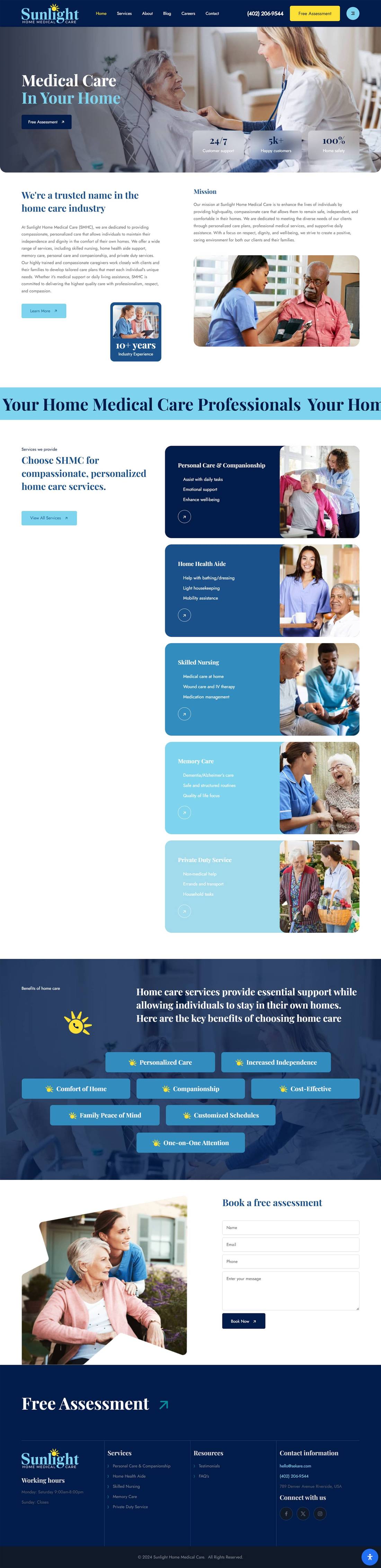 Sunlight Home Medical Care full page