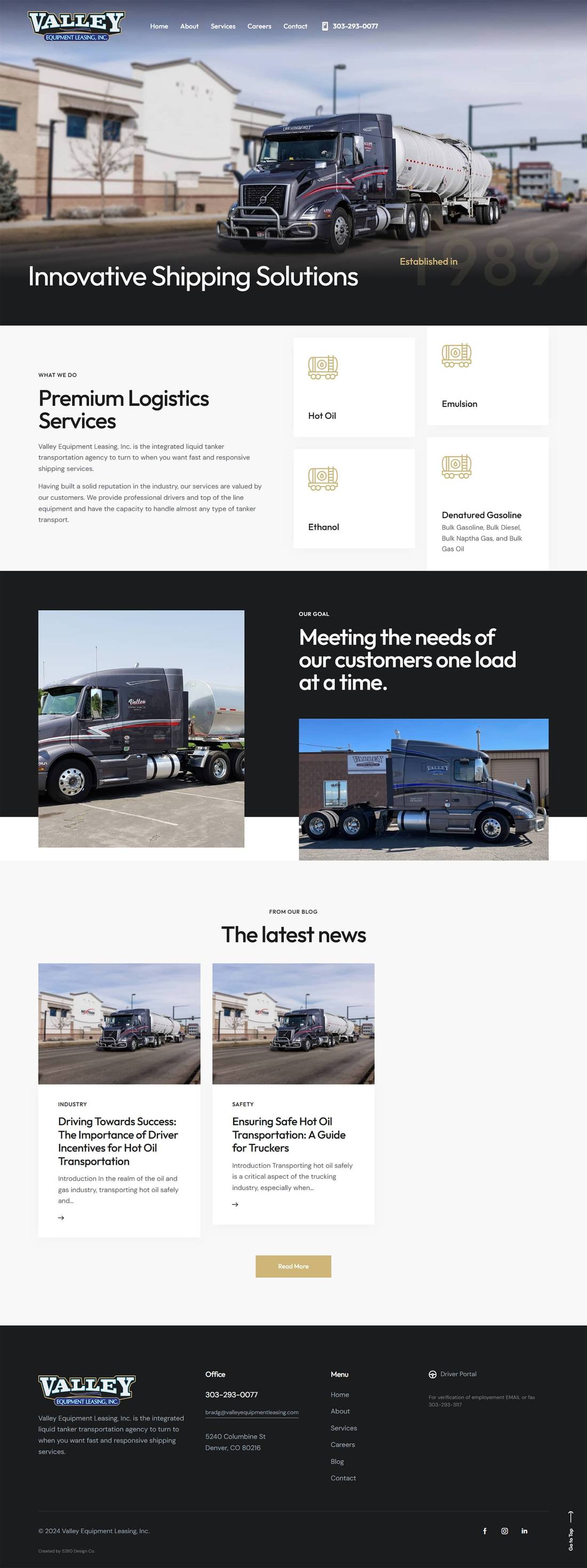 Valley Equipment Leasing full page