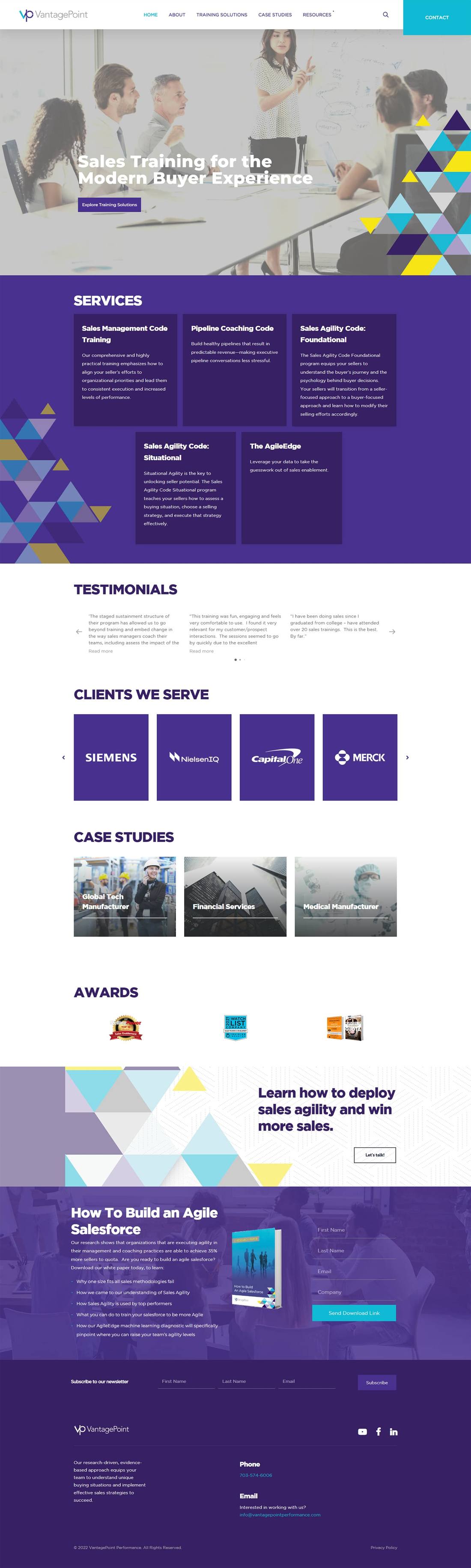 VantagePoint Performance full page