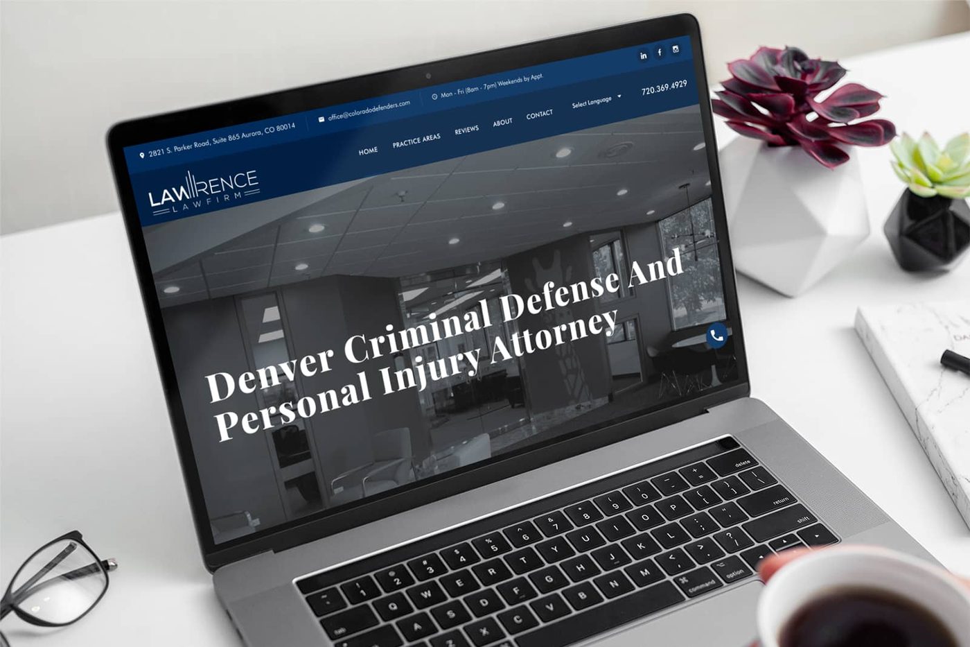 Lawrence Law Firm — Web Design by 5280 Design